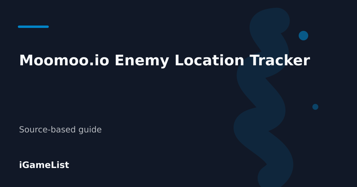 Editorial cover for Moomoo.io Enemy Location Tracker