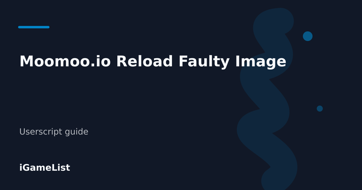 Editorial cover for Moomoo.io Reload Faulty Image