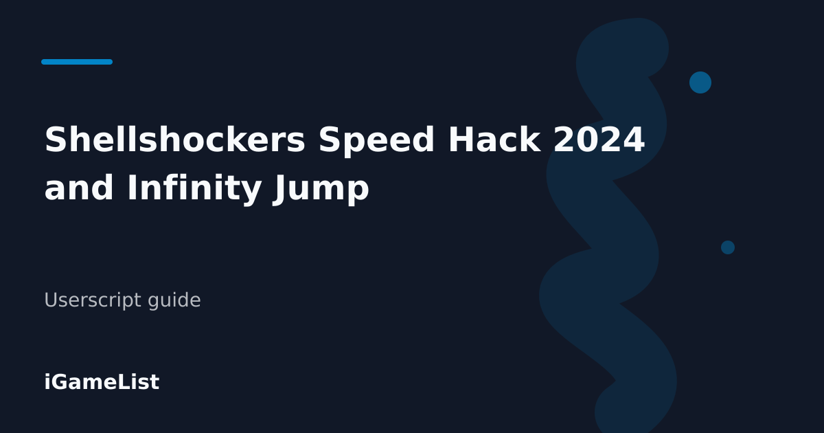 Editorial cover for Shellshockers Speed Hack 2024 and Infinity Jump