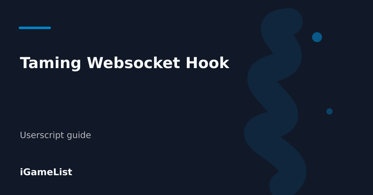Editorial cover for Taming Websocket Hook